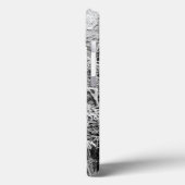 Coques Case-Mate iPhone Érable en contours dans la neige (Verso / Gauche)
