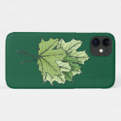 Coques Case-Mate iPhone Érable vert du printemps Amoureux de la nature Feu (Dos (Horizontal))