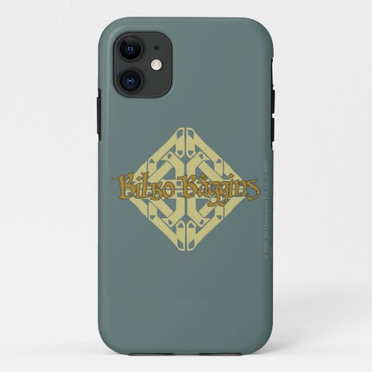 Coques Case-Mate iPhone Erebor - Nom BILBO BAGGINS™ (Dos)