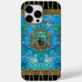 Coques Case-Mate iPhone Erington Bleu Protective Joli Monogramme (Verso)