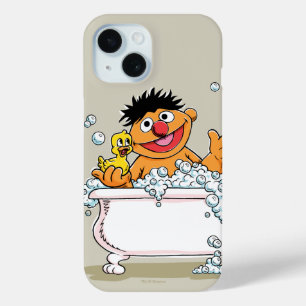 Coque Pour iPhone 15 Ernie vintage dans la baignoire