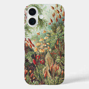 Coques iPhone 16 Ernst Haeckel Impression de la nature de la mousse