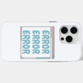 Coques Case-Mate iPhone erreur (Verso (horizontal))