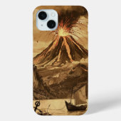 Coques Case-Mate iPhone Éruption volcanique de lave (Verso)