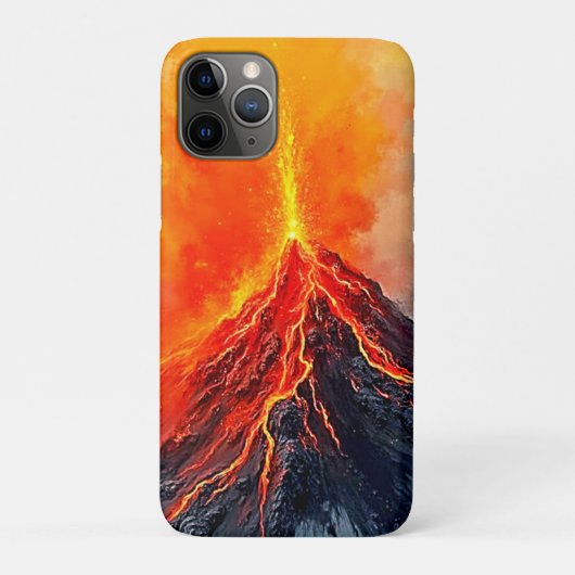 Coques Case-Mate iPhone Éruption volcanique : puissance brute (Dos)