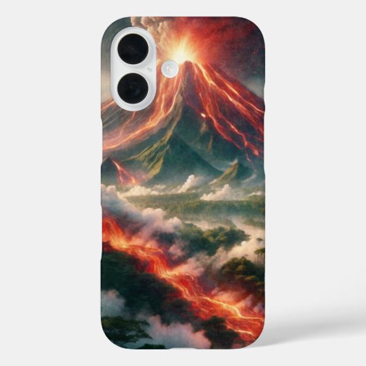 Coques Case-Mate iPhone Éruptions volcaniques (Verso)
