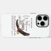 Coques Case-Mate iPhone Ésaïe 40:31 Ceux qui attendent sur le Seigneur Écr (Verso (horizontal))