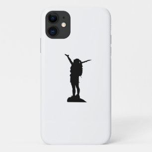 Case-Mate iPhone Case Escalade montagne fille silhouette