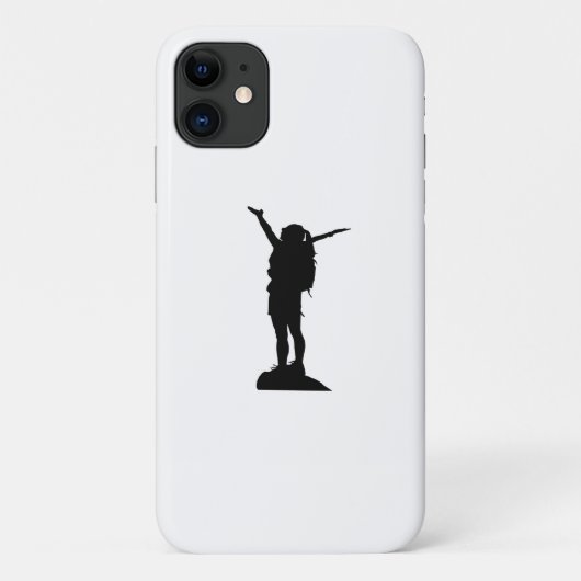 Coques Case-Mate iPhone Escalade montagne fille silhouette (Dos)