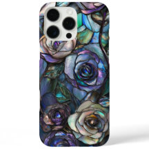Escalade Roses blanches violettes Faux Verre tendu