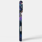 Coques Case-Mate iPhone Escalade Roses blanches violettes Faux Verre tendu (Verso / Droite)