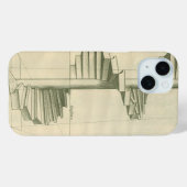 Coques Case-Mate iPhone Escalier en colimaçon, escalier architectural vint (Verso (horizontal))