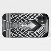 Coques Case-Mate iPhone Escalier monochromatique : Obélisque des contraste (Dos (Horizontal))