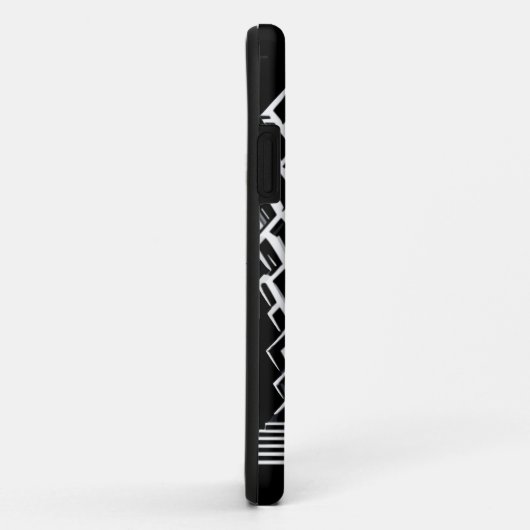 Coques Case-Mate iPhone Escalier monochromatique : Obélisque des contraste (Dos/Droite)