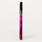 COQUES Case-Mate iPhone ESCALIERS FRACTAUX DANS LA FUCHSIE ROSE PURPLE (Dos/Droite)