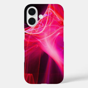 COQUES iPhone 16  ESCALIERS FRACTAUX EN ROUGE PURPLE