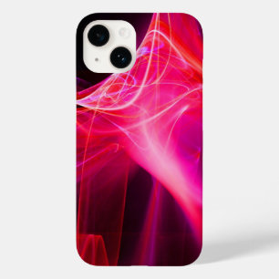 COQUE POUR iPhone 14 ESCALIERS FRACTAUX EN ROUGE PURPLE