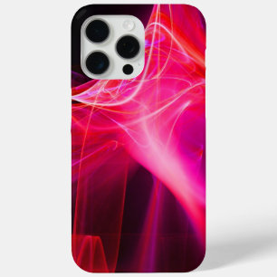 COQUE iPhone 15 PRO MAX ESCALIERS FRACTAUX EN ROUGE PURPLE