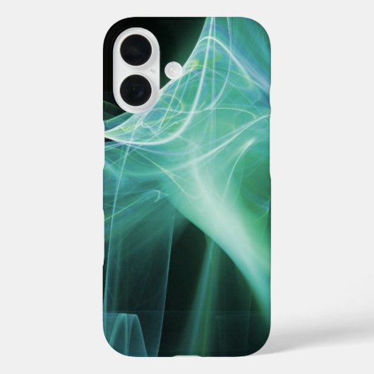 COQUES Case-Mate iPhone ESCALIERS FRACTAUX EN TURQOISE BLEU TURQUOISE VERT (Verso)