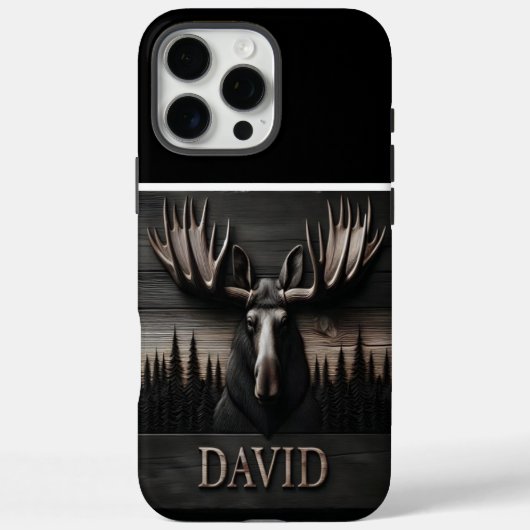 Coques Case-Mate iPhone Escapade d'orignal avec nom (Verso)