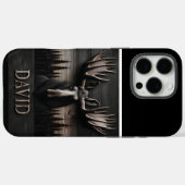 Coques Case-Mate iPhone Escapade d'orignal avec nom (Verso (horizontal))