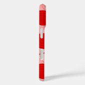 Coques Case-Mate iPhone escargots abstrait spirale rouge point rose (Verso / Droite)