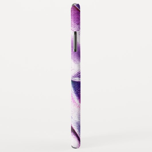 Coques Case-Mate iPhone Esculpido de métal fosco, em roxo e lilás (Dos/Droite)