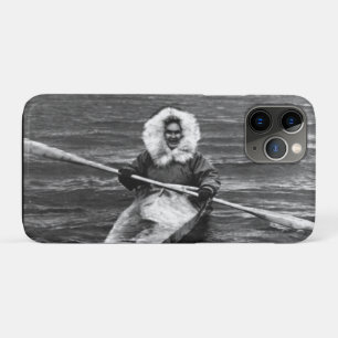 Case-Mate iPhone Case Eskimo vintage USA Alaska et son kayak