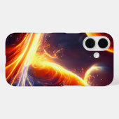 Coques Case-Mate iPhone Espace d'eau de feu (Verso (horizontal))