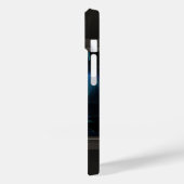 Coques Case-Mate iPhone Espace fractal bleu (Verso / Gauche)