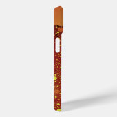 Coques Case-Mate iPhone Espace fractal - Cool Orange Abstrait (Verso / Droite)