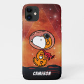 Coques Case-Mate iPhone ESPACE | Snoopy Geometry Moon Walk (Dos)