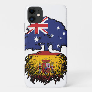 Case-Mate iPhone Case Espagne Australie Australie drapeau des racines de