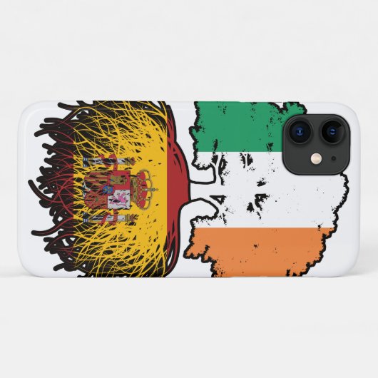 Coques Case-Mate iPhone Espagne Espagne Irlande Irlande Arbre Drapeau (Dos (Horizontal))