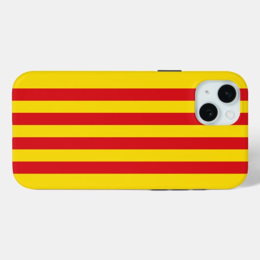 Coques Case-Mate iPhone Espagne : La Senyera Catalogne (Verso (horizontal))