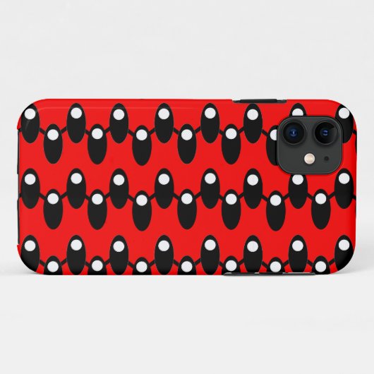 Coques Case-Mate iPhone Espèces noires (Dos (Horizontal))