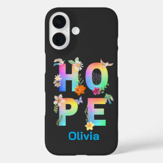 Coques iPhone 16 Espérer Motivation artistique positive Inspiration