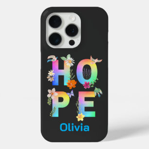 Coque iPhone 15 Pro Espérer Motivation artistique positive Inspiration