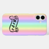 Coques Case-Mate iPhone Espoir défiler sur arc-en-ciel (Verso (horizontal))
