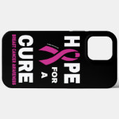 Coques Case-Mate iPhone Espoir d'une guérison...Cancer du sein (Verso (horizontal))