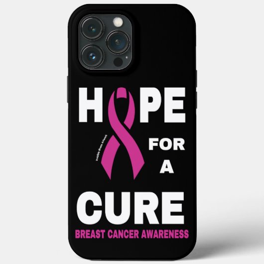 Coques Case-Mate iPhone Espoir d'une guérison...Cancer du sein (Verso)