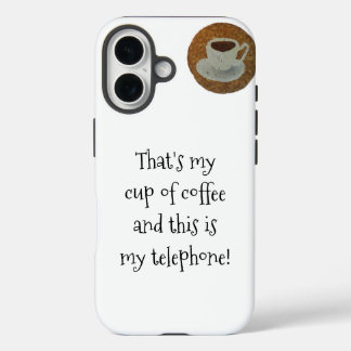 Coques iPhone 16 Espresso Coffee iPhone Case
