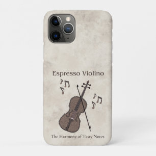 Case-Mate iPhone Case Espresso Violino-Violon créé avec des grains de ca