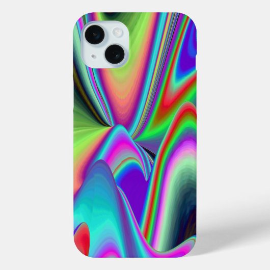 Coques Case-Mate iPhone Esprit de Brise d'Été, Abstrait 3D Rainbowart (Verso)