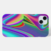 Coques Case-Mate iPhone Esprit de Brise d'Été, Abstrait 3D Rainbowart (Verso (horizontal))