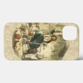 Coques Case-Mate iPhone Esprit de Noël présent et Ebenezer Scrooge (Verso (horizontal))