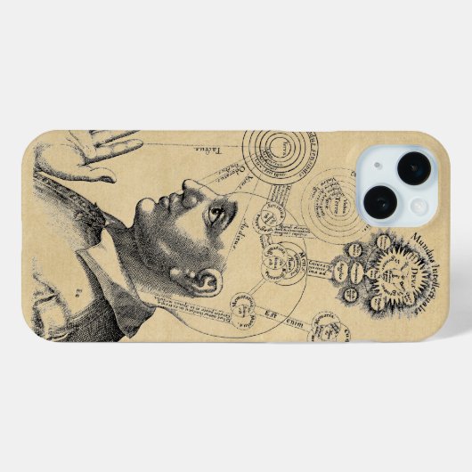 Coques Case-Mate iPhone Esprit et Conscience Sepia (Verso (horizontal))
