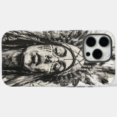 Coques Case-Mate iPhone Esprit guerrier sous forme artistique (Verso (horizontal))