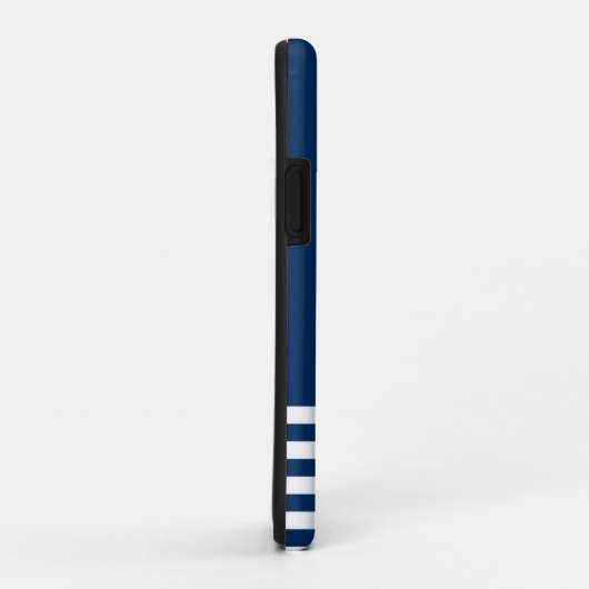 Coques Case-Mate iPhone Esprit nautique Ancre, Roue, Bleu marine (Dos/Droite)