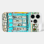 Coques Case-Mate iPhone Esquisse d'aquarelle Cordonnerie (Verso (horizontal))